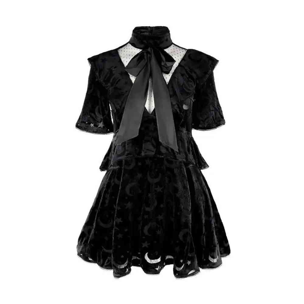 Restyle - Gothic Schoolgirl Devoured Minikleid - Schwarz